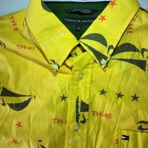 Vintage Tommy Hilfiger Sailboat Hawaiian Shirt